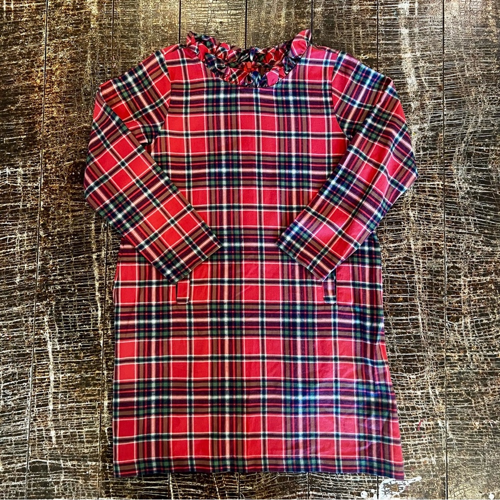 Girls Plaid Dress 8